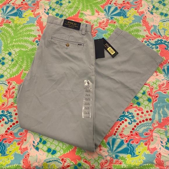 NWT Ralph Lauren Men’s Blue Chinos - Picture 2 of 5